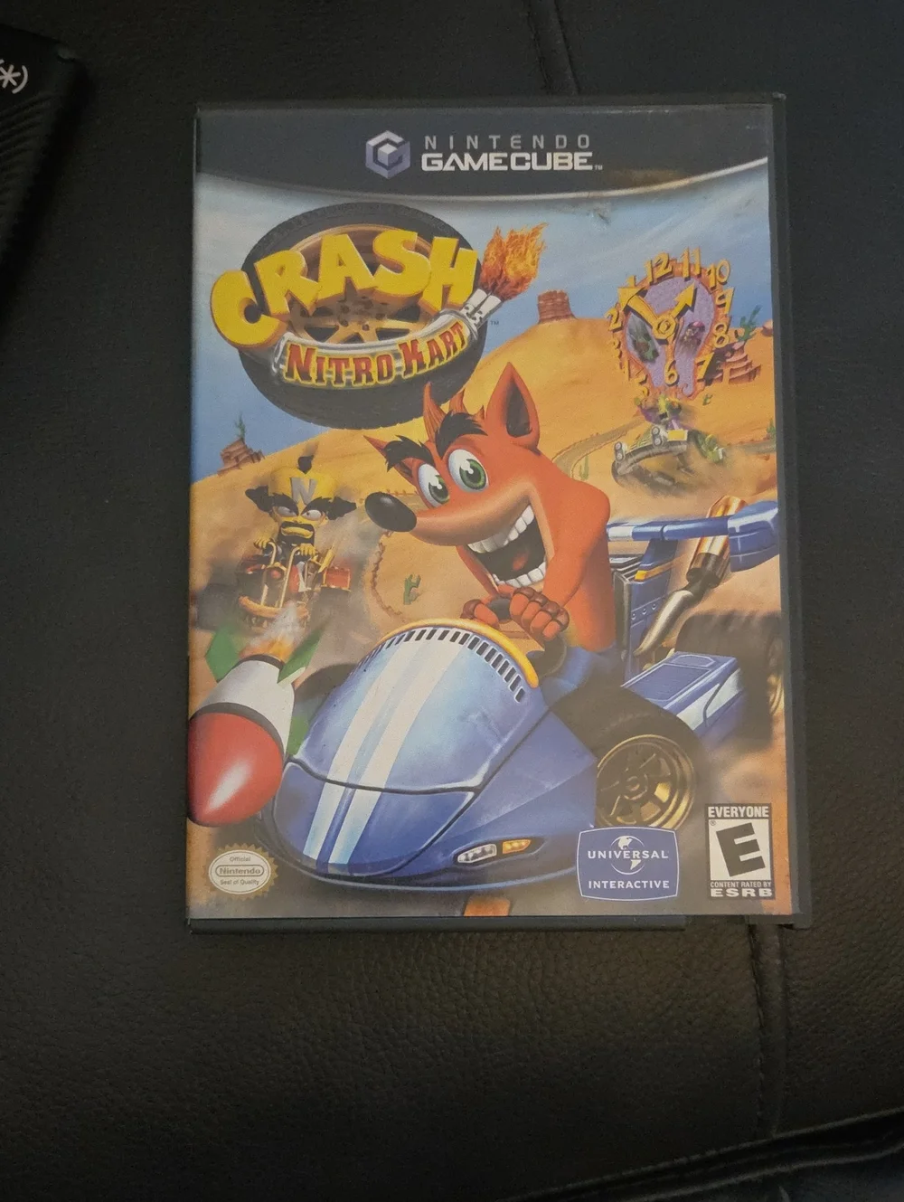Nintendo GameCube Crash Nitro-Kart – Blue and Yellow Cover